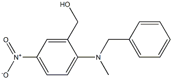 {2-[benzyl(methyl)amino]-5-nitrophenyl}methanol Struktur