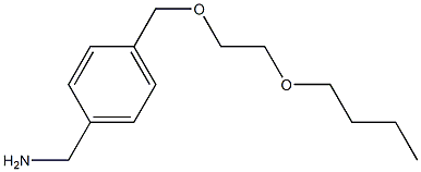 {4-[(2-butoxyethoxy)methyl]phenyl}methanamine Struktur