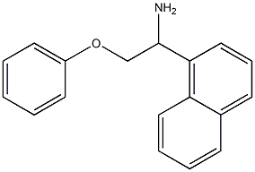 1-(1-naphthyl)-2-phenoxyethanamine Struktur