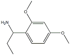 1-(2,4-dimethoxyphenyl)propan-1-amine Struktur