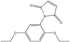 1-(2,5-diethoxyphenyl)-2,5-dihydro-1H-pyrrole-2,5-dione Struktur