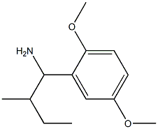 1-(2,5-dimethoxyphenyl)-2-methylbutan-1-amine Struktur