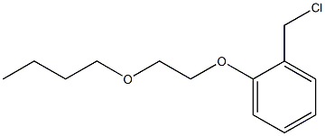 1-(2-butoxyethoxy)-2-(chloromethyl)benzene Struktur