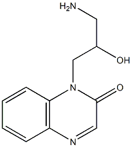 1-(3-amino-2-hydroxypropyl)-1,2-dihydroquinoxalin-2-one Struktur