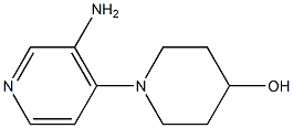 1-(3-aminopyridin-4-yl)piperidin-4-ol Struktur