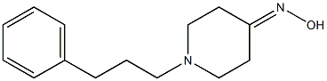 1-(3-phenylpropyl)piperidin-4-one oxime Struktur