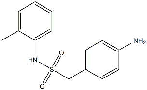 1-(4-aminophenyl)-N-(2-methylphenyl)methanesulfonamide Struktur