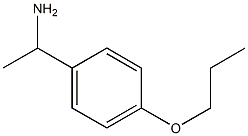 1-(4-propoxyphenyl)ethanamine Struktur