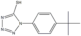 1-(4-tert-butylphenyl)-1H-1,2,3,4-tetrazole-5-thiol Struktur