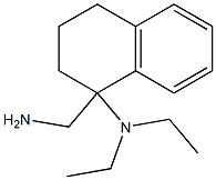 1-(aminomethyl)-N,N-diethyl-1,2,3,4-tetrahydronaphthalen-1-amine Struktur