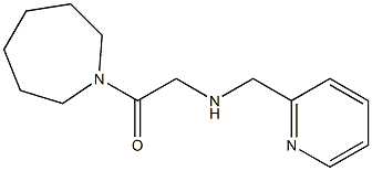 1-(azepan-1-yl)-2-[(pyridin-2-ylmethyl)amino]ethan-1-one Struktur