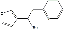 1-(furan-3-yl)-2-(pyridin-2-yl)ethan-1-amine Struktur