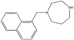 1-(naphthalen-1-ylmethyl)-1,4-diazepane Struktur