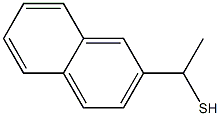 1-(naphthalen-2-yl)ethane-1-thiol Struktur