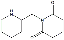 1-(piperidin-2-ylmethyl)piperidine-2,6-dione Struktur