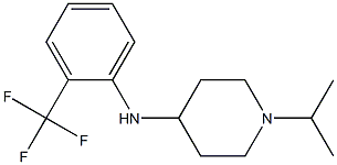 1-(propan-2-yl)-N-[2-(trifluoromethyl)phenyl]piperidin-4-amine Struktur