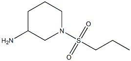 1-(propane-1-sulfonyl)piperidin-3-amine Struktur