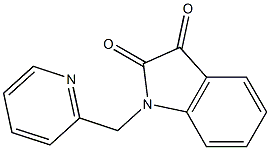 1-(pyridin-2-ylmethyl)-2,3-dihydro-1H-indole-2,3-dione Struktur