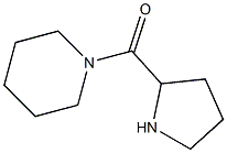 1-(pyrrolidin-2-ylcarbonyl)piperidine Struktur