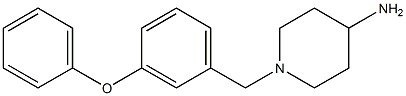 1-[(3-phenoxyphenyl)methyl]piperidin-4-amine Struktur