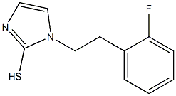 1-[2-(2-fluorophenyl)ethyl]-1H-imidazole-2-thiol Struktur