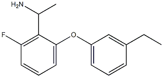 1-[2-(3-ethylphenoxy)-6-fluorophenyl]ethan-1-amine Struktur