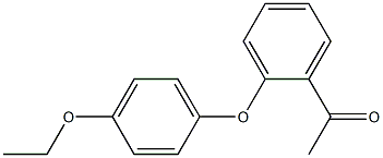 1-[2-(4-ethoxyphenoxy)phenyl]ethan-1-one Struktur