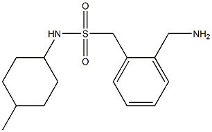 1-[2-(aminomethyl)phenyl]-N-(4-methylcyclohexyl)methanesulfonamide Struktur