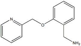 1-[2-(pyridin-2-ylmethoxy)phenyl]methanamine Struktur