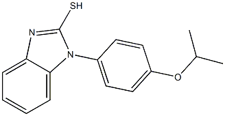 1-[4-(propan-2-yloxy)phenyl]-1H-1,3-benzodiazole-2-thiol Struktur