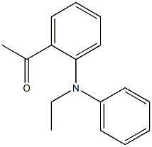 1-{2-[ethyl(phenyl)amino]phenyl}ethan-1-one Struktur