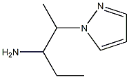 1-ethyl-2-(1H-pyrazol-1-yl)propylamine Struktur