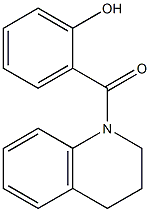 2-(1,2,3,4-tetrahydroquinolin-1-ylcarbonyl)phenol Struktur