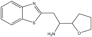 2-(1,3-benzothiazol-2-yl)-1-(oxolan-2-yl)ethan-1-amine Struktur