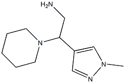 2-(1-methyl-1H-pyrazol-4-yl)-2-(piperidin-1-yl)ethan-1-amine Struktur