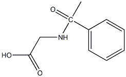 2-(1-phenylacetamido)acetic acid Struktur