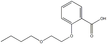 2-(2-butoxyethoxy)benzoic acid Struktur