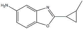 2-(2-methylcyclopropyl)-1,3-benzoxazol-5-amine Struktur