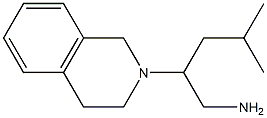 2-(3,4-dihydroisoquinolin-2(1H)-yl)-4-methylpentan-1-amine Struktur