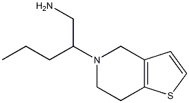 2-(6,7-dihydrothieno[3,2-c]pyridin-5(4H)-yl)pentan-1-amine Struktur