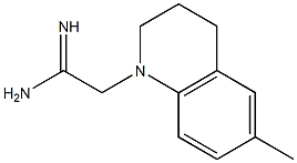 2-(6-methyl-3,4-dihydroquinolin-1(2H)-yl)ethanimidamide Struktur