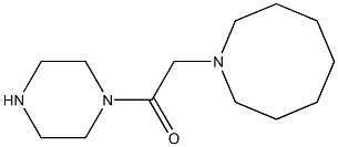 2-(azocan-1-yl)-1-(piperazin-1-yl)ethan-1-one Struktur