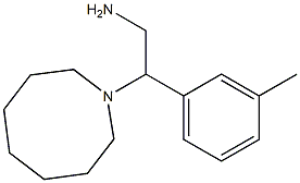 2-(azocan-1-yl)-2-(3-methylphenyl)ethan-1-amine Struktur