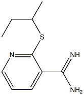 2-(butan-2-ylsulfanyl)pyridine-3-carboximidamide Struktur