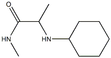 2-(cyclohexylamino)-N-methylpropanamide Struktur