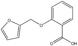 2-(furan-2-ylmethoxy)benzoic acid Struktur