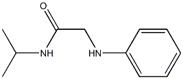 2-(phenylamino)-N-(propan-2-yl)acetamide Struktur