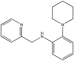 2-(piperidin-1-yl)-N-(pyridin-2-ylmethyl)aniline Struktur