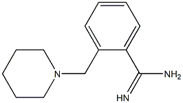 2-(piperidin-1-ylmethyl)benzenecarboximidamide Struktur