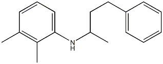 2,3-dimethyl-N-(4-phenylbutan-2-yl)aniline Struktur